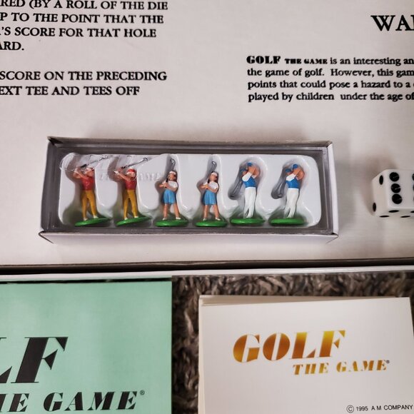 Board Game - Golf the Game by A M Company 1995 - Vintage - Complete - Picture 6 of 7